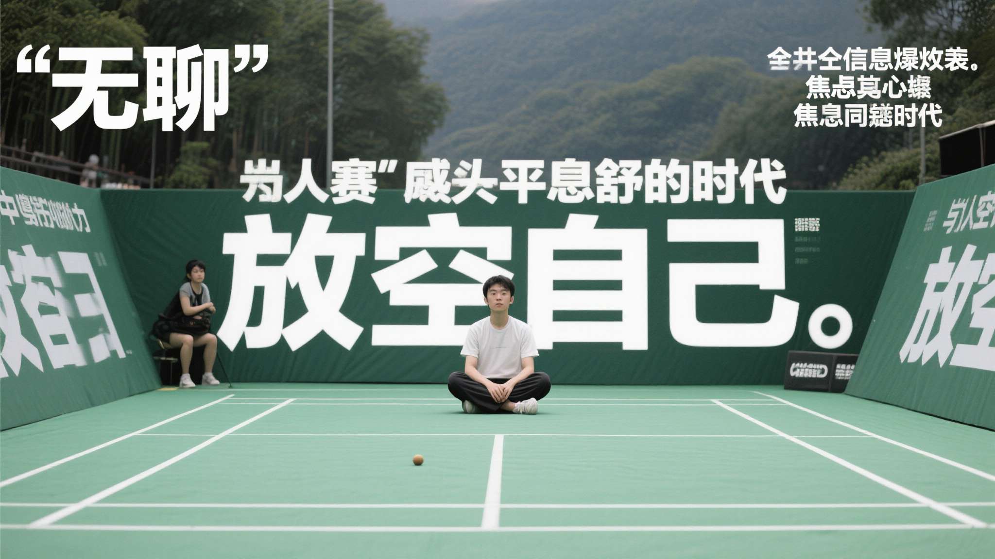 这项看似"无聊"的比赛，实则考验的是一个人与内心和平相处的能力。在这个信息爆炸、